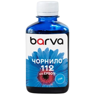 Чорнило Barva Epson 112 180мл, Pigm. Cyan (E112-957) зображення 1