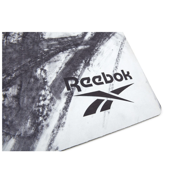 Килимок для йоги Reebok Natural Rubber Yoga Mat білий, сірий, мармур RAYG-11080OM (885652020923) - зображення 8