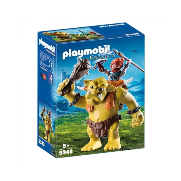 Конструктор Playmobil Гігантський троль з бойовим гномом (6335864) - изображение 1