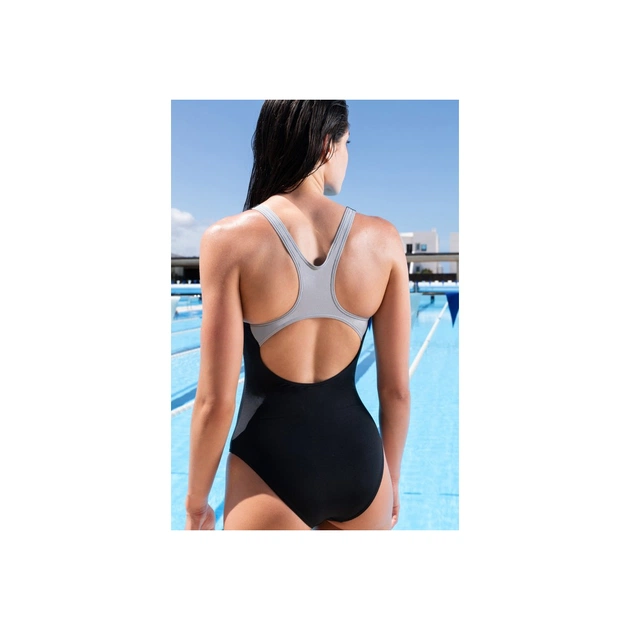 Купальник Arena Swimsuit Control Pro Solid 009073-555 чорний 42 (3468337536598) - зображення 12