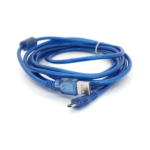 Дата кабель USB 2.0 AM to Micro 5P 3.0m blue Voltronic (YT-AM/Mc-3B/02140) - изображение 1
