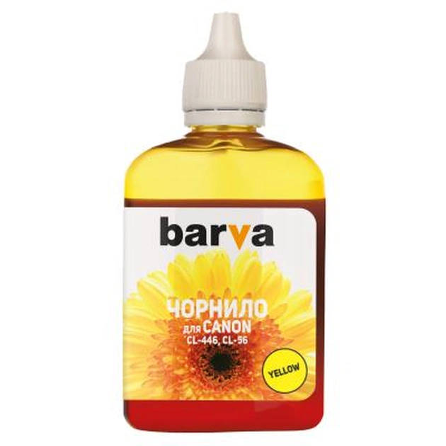 Чорнило Barva CANON CL-446/CL-56 90г YELLOW (C446-440) - изображение 1