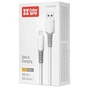 Дата кабель USB 2.0 AM to Lightning 1.0m 3A liquid silicone white ColorWay (CW-CBUL093-WT) - уменьшенное изображение 4