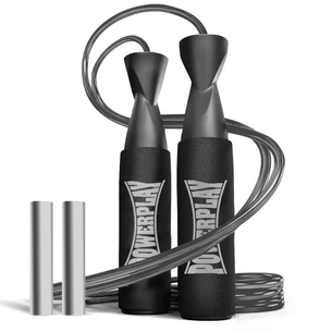 Скакалка PowerPlay 4211 швидкісна 120г х 2 Чорна (PP_4211) изображение 1