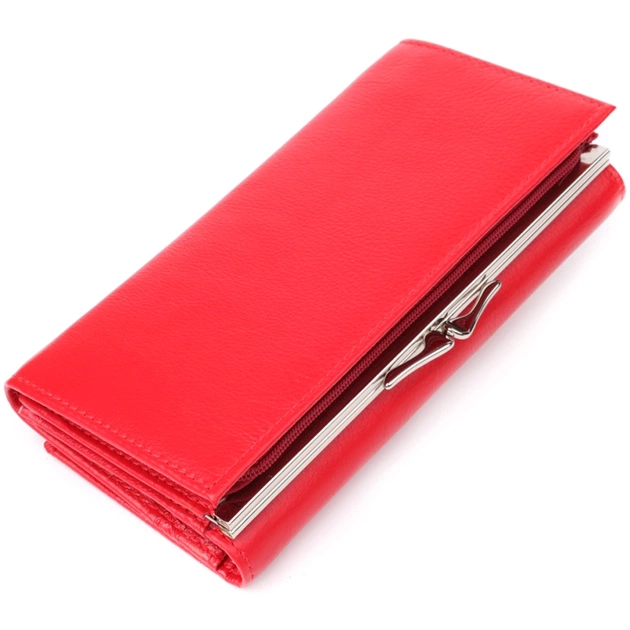 Гаманець ST Leather З натуральної шкіри Червоний (23114) - picture 2