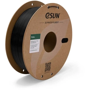 Пластик для 3D-принтера eSUN PLA+ 1.75мм, 1кг, black (PLA+P175B1) зображення 1