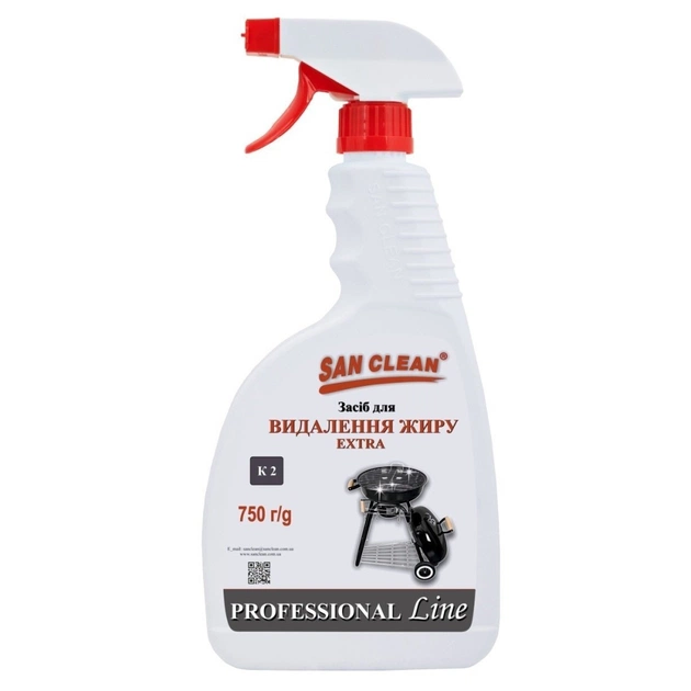Спрей для чищення кухні San Clean Prof Line Extra для видалення жиру 750 г (4820003544617) - зображення 1