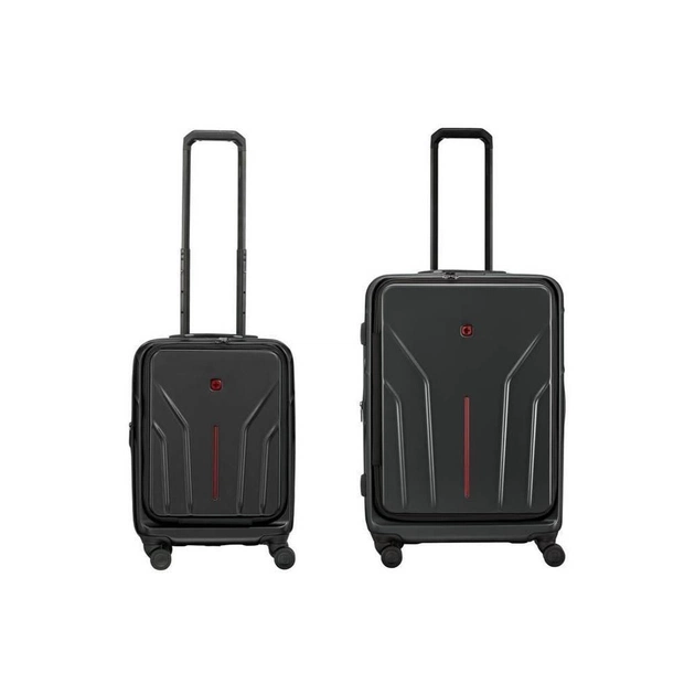 Набір валіз Wenger Amplix Hardside (S+M), чорні (653332) - зображення 1