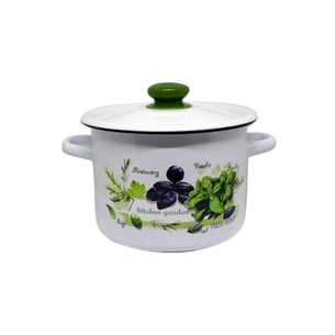 Каструля Interos емаль 7323 5,5л (ІТ-1617/2) зображення 1