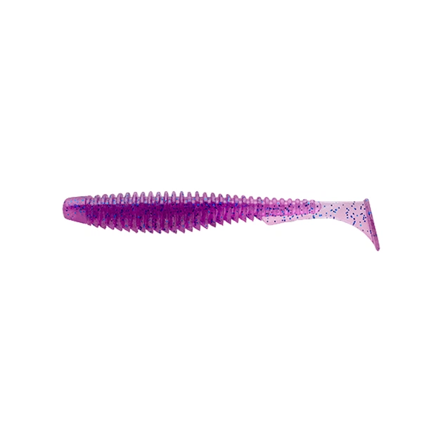 Силікон рибальський FishUP U-Shad 4" 015 - Violet/Blue (8шт/уп) (1862.03.06) - зображення 1