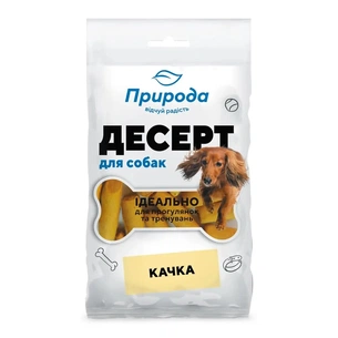 Ласощі для собак Природа Качка 100 г (4823082417759) зображення 1