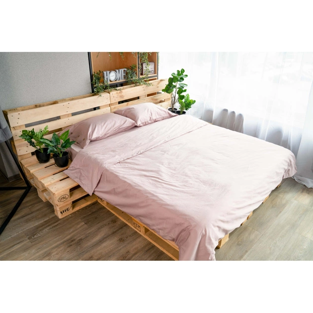 Простирадло Ardesto на резинці Mix&Match сатин 180х200+30 см пудра (ART1820FSP) - picture 8