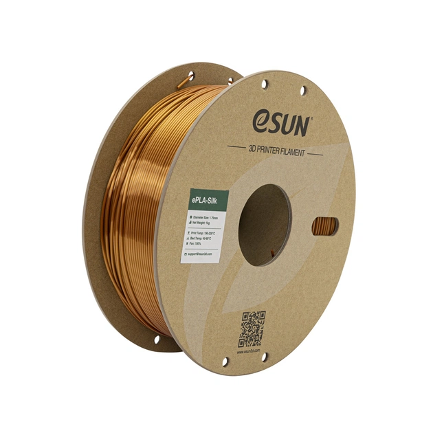 Пластик для 3D-принтера eSUN ePLA-Silk metal color, 1,75мм, 1кг, copper (ePLA-Silk-P175CO1) - зображення 1