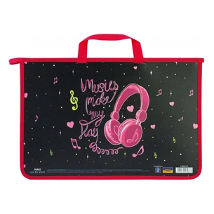 Папка - портфель Maxi А4 пластиковий на блискавці My Unicorn (MX30001-04) зображення 1