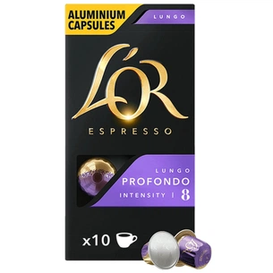 Кава L'OR Lungo Profondo 100% Арабіка в капсулах 10 шт (8711000360569) зображення 1