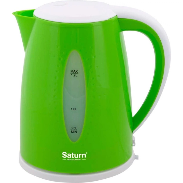 Електрочайник Saturn ST-EK8438 Lime/White - изображение 1