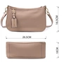 Сумка Vintage Жіноча з двома ручками із натуральної шкіри Бежева (22632) - зменшене зображення 3