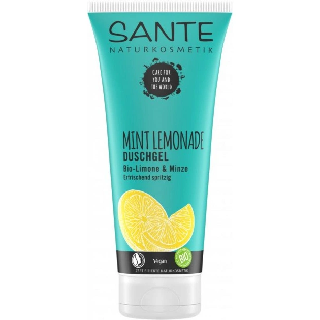 Гель для душа Sante Mint Lemonade Лимон и Мята 200 мл (4025089083351) - изображение 1