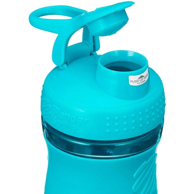 Шейкер спортивний BlenderBottle SportMixer 820ml Teal ORIGINAL (SM 28oz Teal) - picture 4