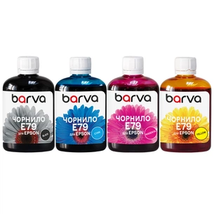 Чорнило Barva Epson E79 100мл*4 Pigm. BK/C/M/Y (E79-100-MP) зображення 1