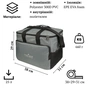 Термосумка Tribe Cooler 25 L grey (T-IF-0011-grey) - зменшене зображення 12