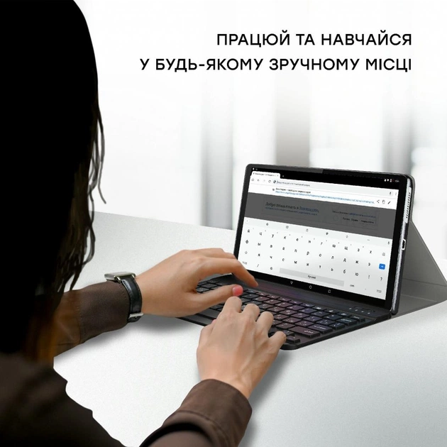 Чохол до планшета AirOn Premium Samsung Galaxy Tab A7 T500 Bluetooth keyboard (4822352781054) - зображення 10