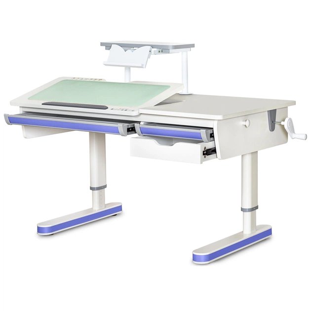 Парта зі стільцем Evo-kids Montreal 2 WG з полицею S-50 (BD-670-2 WG + S 50 WG) - зображення 4