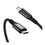 Дата кабель USB-C to USB-C 2.0m 100W 4K60Hz USB3.1 GEN2 Choetech (XCC-1007-V2-BK) - зменшене зображення 1