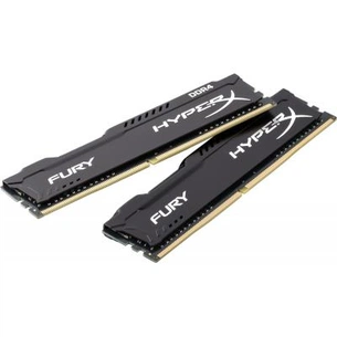 Модуль пам'яті для комп'ютера DDR4 16GB (2x8GB) 2133 MHz HyperX FURY Black Kingston Fury (ex.HyperX) (HX421C14FB2K2/16) зображення 1