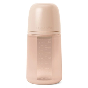 Пляшечка для годування Suavinex Colour Essence силіконова, повільний потік,240 мл, нюдова (308072) зображення 1