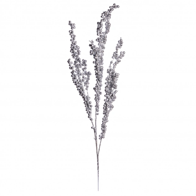 Декоративна гілка YES! Fun 78 см, срібло (974585) - picture 1