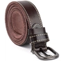 Ремінь Vintage Унісекс Темно-коричневий (20125) - зменшене зображення 6