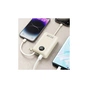 Батарея универсальная Dudao 20000mAh K14+ 22.5W, PD, QC, USB-A, USB-C(In/Out), with built-in USB-C/Lightning cables, White (6977196680023) - уменьшенное изображение 6