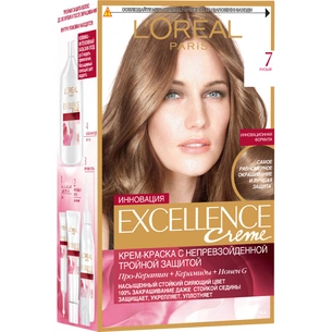 Фарба для волосся L'Oreal Paris Excellence 7 Русий (3600523781164) зображення 1
