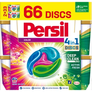 Капсули для прання Persil Discs Color Deep Clean 66 шт. (9000101507546) зображення 1