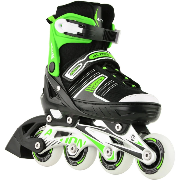 Роликові ковзани Action 2 в 1 Ronny Зелені 33-36 (153B5/2IN1/GR33-36) - изображение 4