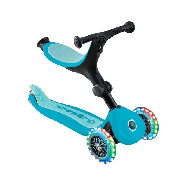 Самокат Globber серії Go Up Active 360 аква Колеса з підсвічуванням (749-300) - изображение 10