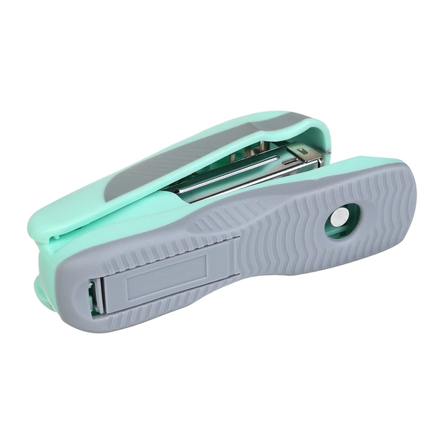 Степлер Buromax пластиковий PASTEL, 20 аркушів, (скоби №24, 26), 111 х 62 х 32 мм, м'ятний (BM.4215-38) - picture 3