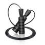Скакалка 4yourhealth Premium Jump Rope 2488 швидкісна 2.5м Чорна (4YH_2488_Black) - зменшене зображення 1