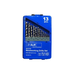 Набір свердл S&R 1.5-6.5мм MEISTER Co5 13шт (108849013) зображення 1