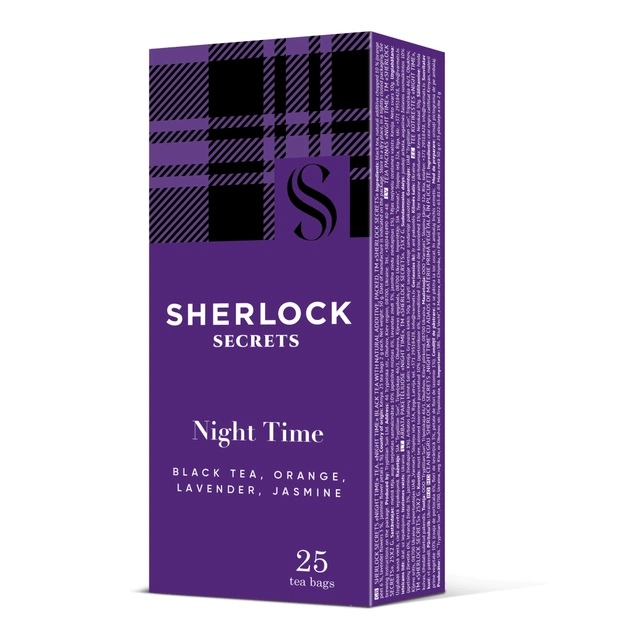 Чай Sherlock Secrets Night Time черный 25х2 г (shs.01077) - изображение 1