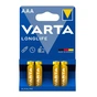 Батарейка Varta AAA Longlife LR03 * 4 (04103101414) - зменшене зображення 1