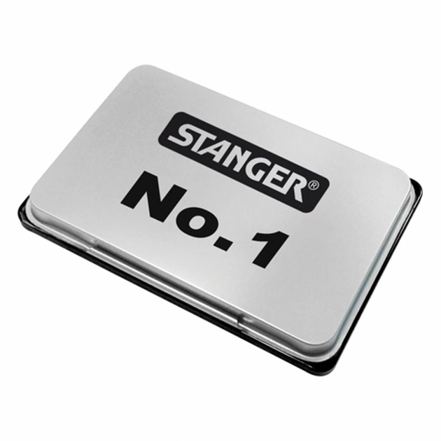 Подушка штемпельна Stanger 126х81 мм чорна №1 (380006) - зображення 1