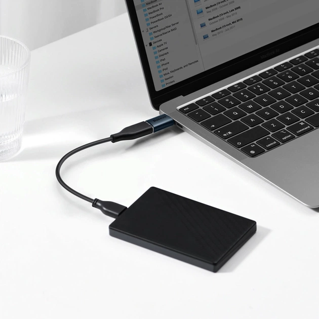 Перехідник OTG USB 3.1 AF to USB-C blue Baseus (ZJJQ000003) - picture 7