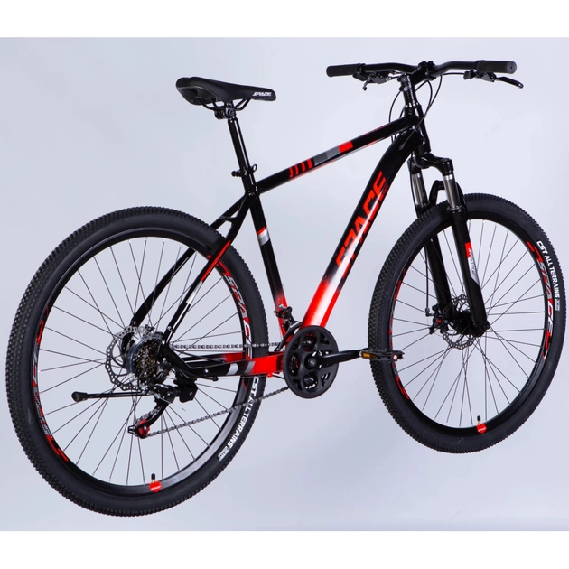 Велосипед Space 29" MERCURY DD FR рама-20" AL 2026 чорно-червоний (OPS-SP-29-178) - изображение 3