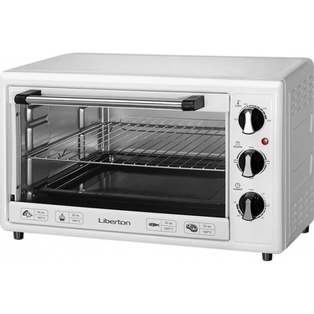 Електропіч Liberton LEO-350 White - изображение 1