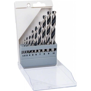 Набір свердл Bosch HSS PointTeQ 10 шт (2.608.577.348) зображення 1