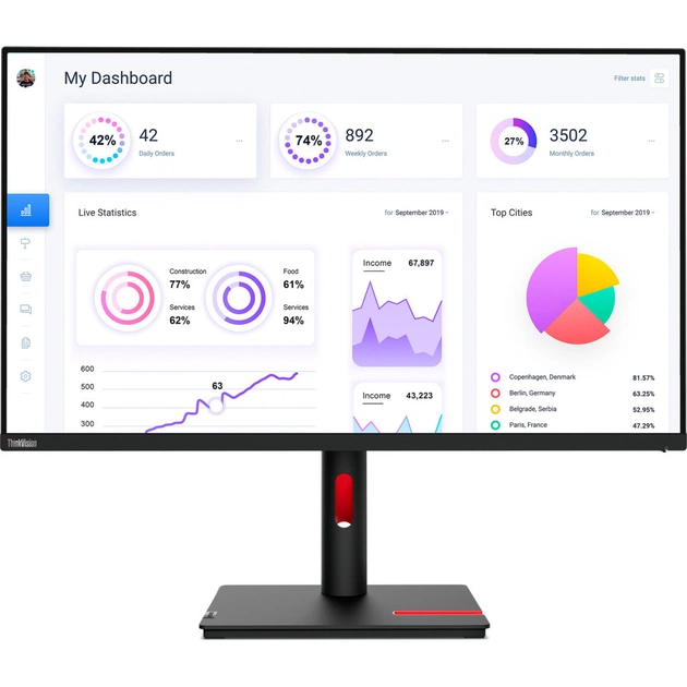 Монітор Lenovo T32p-30 (63D2GAT1UA) - изображение 1