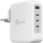 Зарядний пристрій J5create 1xUSB + 3xUSB-C 130W GaN QC3.0/PD/PPS (JUP43130E-EN) - зменшене зображення 1