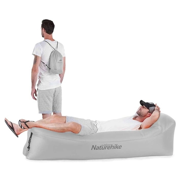 Матрац надувний Naturehike Ламзак NH20FCD06 сірий (6927595747506) - зображення 3